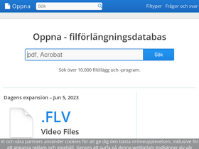 'oppna.info' screenshot