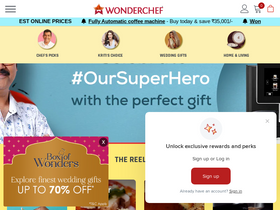 'wonderchef.com' screenshot