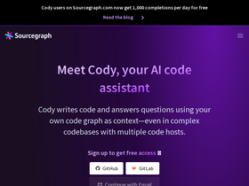 Cody - Cody-Sourcegraph推出的免费AI编程工具