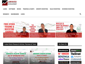 'liberatedstocktrader.com' screenshot