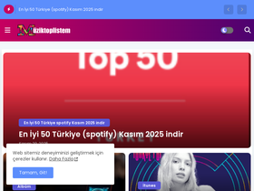 'muziktoplistem.com' screenshot