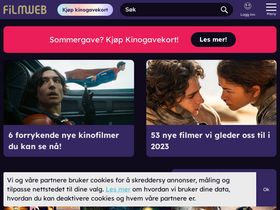 'filmweb.no' screenshot