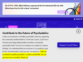 'lucid.news' screenshot