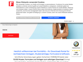 'formblitz.de' screenshot