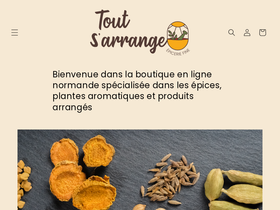 toutsarrange.fr homepage screenshot