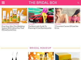 'thebridalbox.com' screenshot