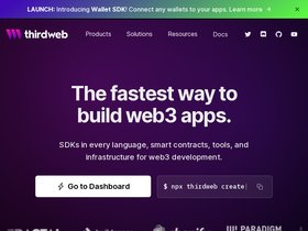 'thirdweb.com' screenshot