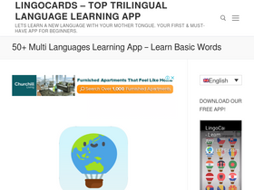 'lingo-apps.com' screenshot