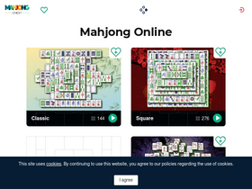 'mahjongchest.com' screenshot