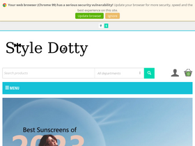 'styledotty.com' screenshot