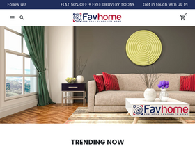 Favhome IN website screenshot