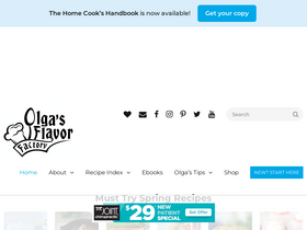 'olgasflavorfactory.com' screenshot