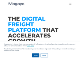 'magaya.com' screenshot
