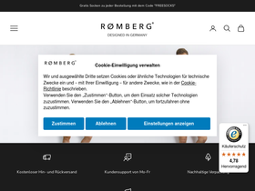 romberg-underwear.com homepage screenshot