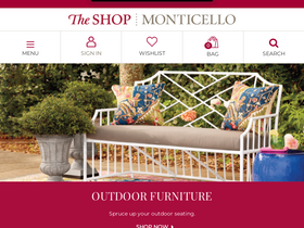 'monticelloshop.org' screenshot