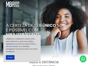 'mbauspesalq.com' screenshot