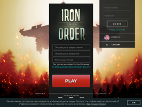 'ironorder1919.com' screenshot
