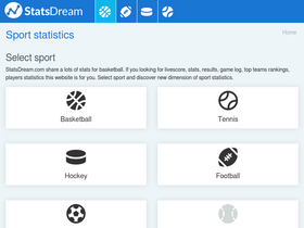 'statsdream.com' screenshot