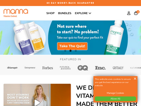 'manna.com' screenshot