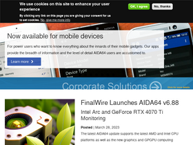 'aida64.com' screenshot