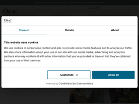 'oracdecor.com' screenshot