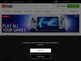 'inet.se' screenshot