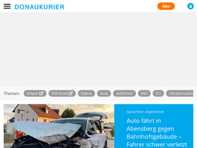 'donaukurier.de' screenshot