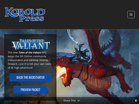 'koboldpress.com' screenshot