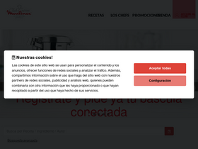 'clubcocinamoulinex.es' screenshot
