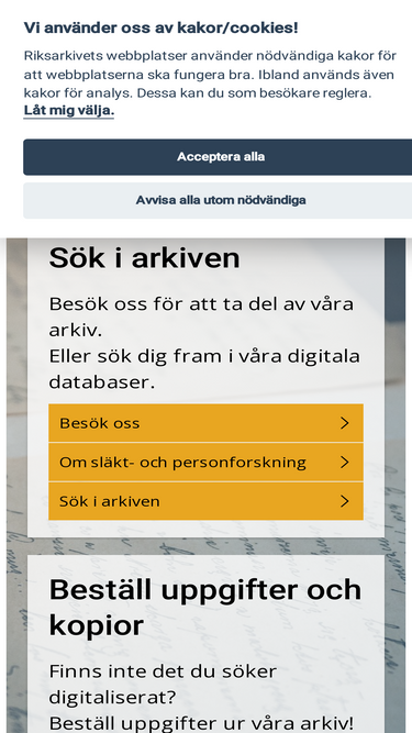 Riksarkivet Se Analytics Market Share Stats Traffic Ranking