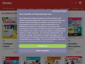 'tiendeo.fr' screenshot