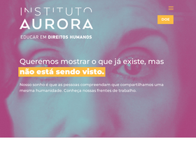 'institutoaurora.org' screenshot