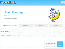 'aogultegin.com' screenshot