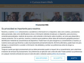 'cursosinemweb.es' screenshot