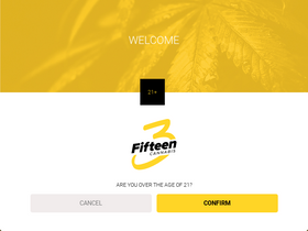 '3fifteen.com' screenshot
