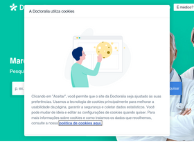 'doctoralia.com.pt' screenshot