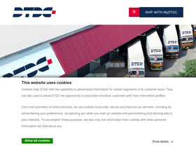 'dtdc.in' screenshot