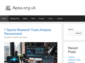 apsa.org.uk
