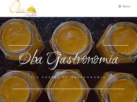 'obagastronomia.com.br' screenshot