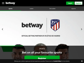 'betway.be' screenshot