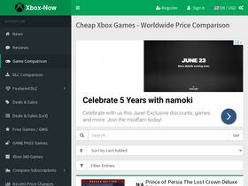 'xbox-now.com' screenshot