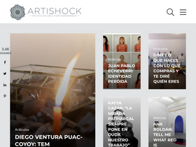 'artishockrevista.com' screenshot
