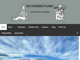 'thecrowdedplanet.com' screenshot
