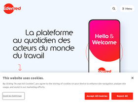 'edenred.com' screenshot