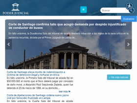 'pjud.cl' screenshot