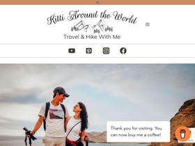 'kittiaroundtheworld.com' screenshot