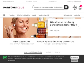 'parfumsclub.de' screenshot