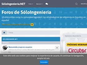 'soloingenieria.net' screenshot