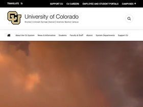 'cu.edu' screenshot