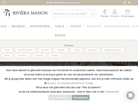 'rivieramaison.com' screenshot